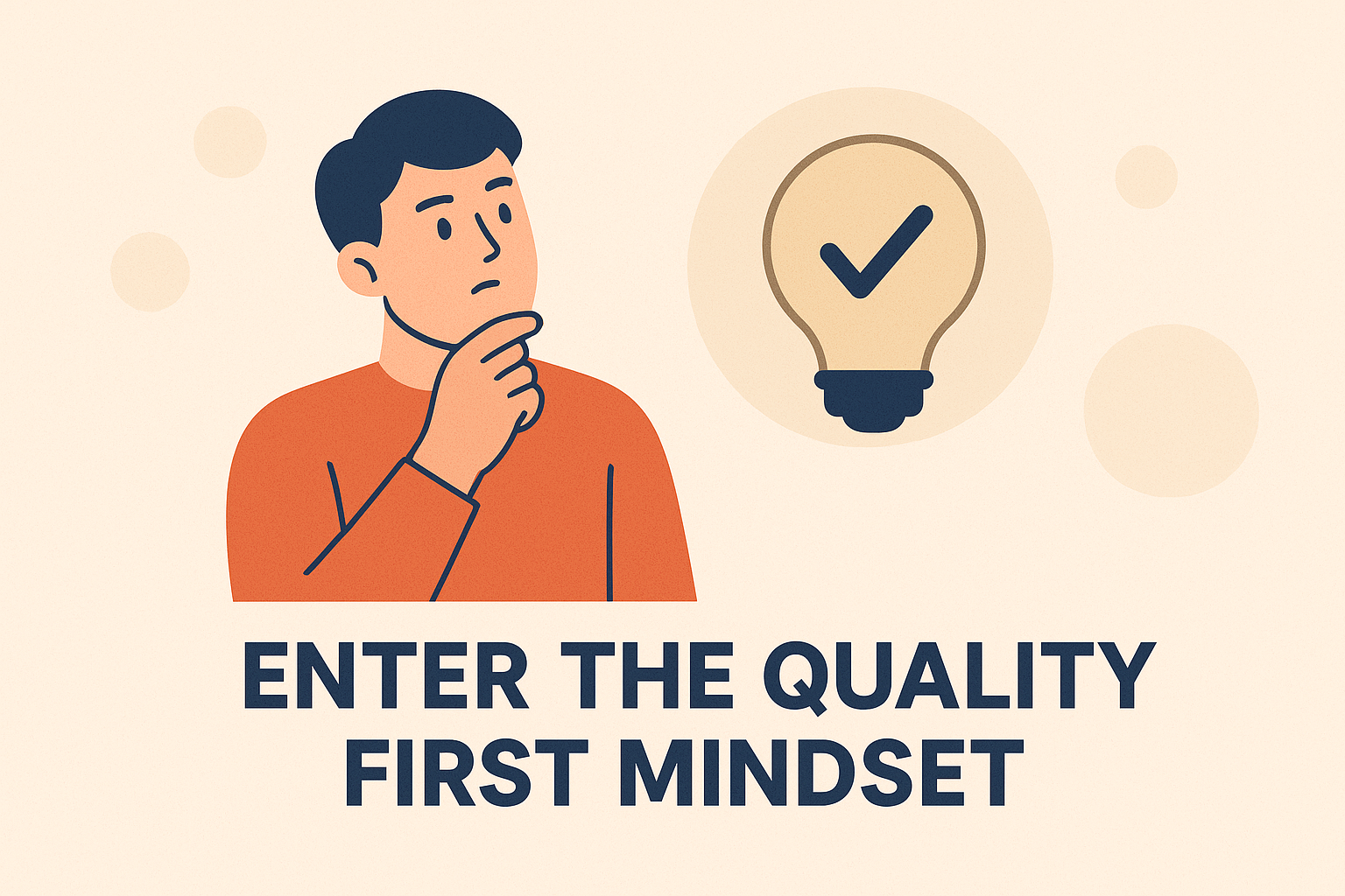 Quality First Mindset Framework Diagram